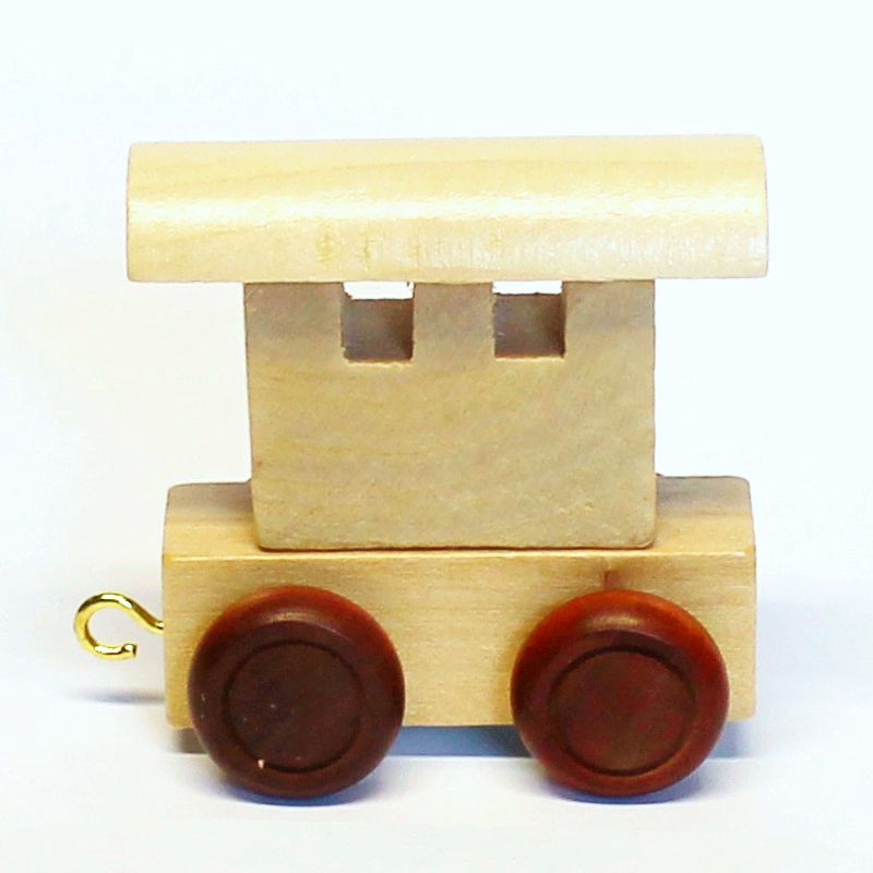 Buchstabenzug Personenwagen, Endwagen, Holz