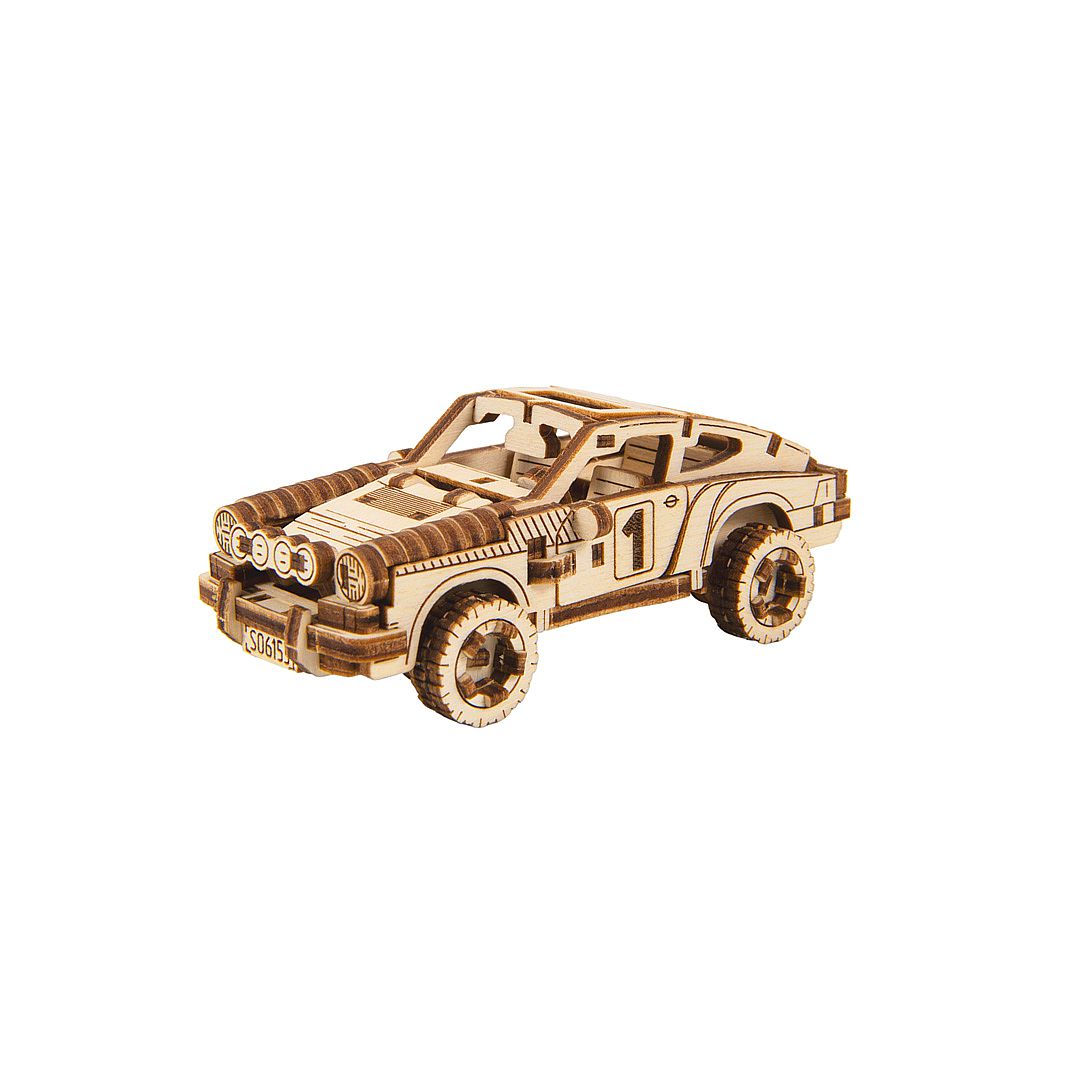 Wooden City Superfast, 3D Holzbausatz Rally Car 4, Sports Car