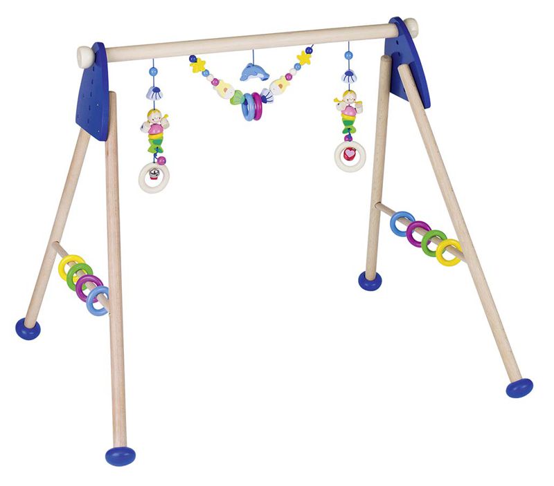 Baby-Fit Meerjungfrau, Greif- und Spieltrainer aus Holz