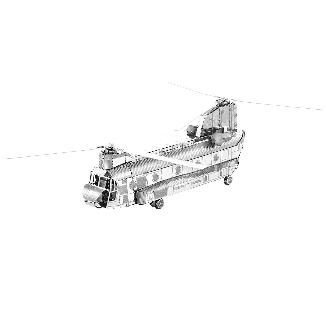 Metal Earth 3D Metallbausatz, Hubschrauber CH-47 Chinook