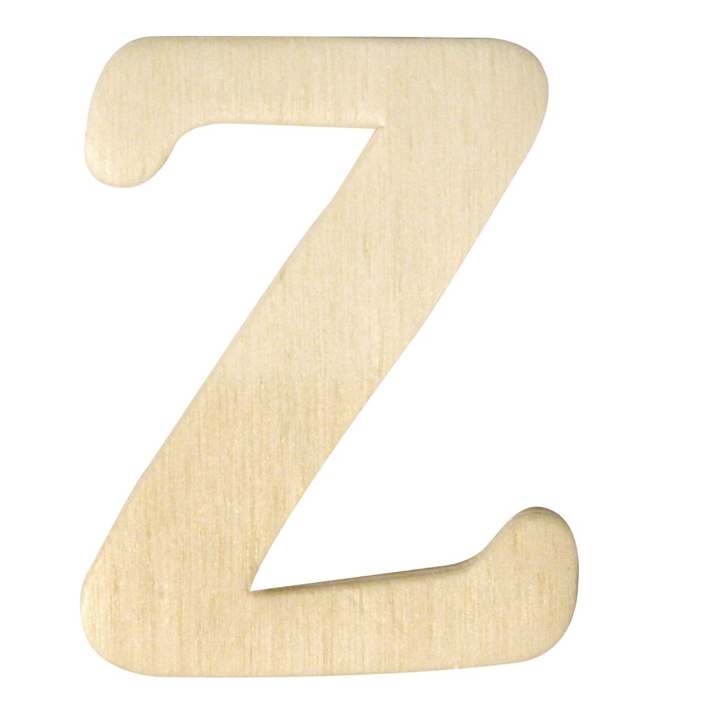 Holz-Buchstabe Z, 4 cm