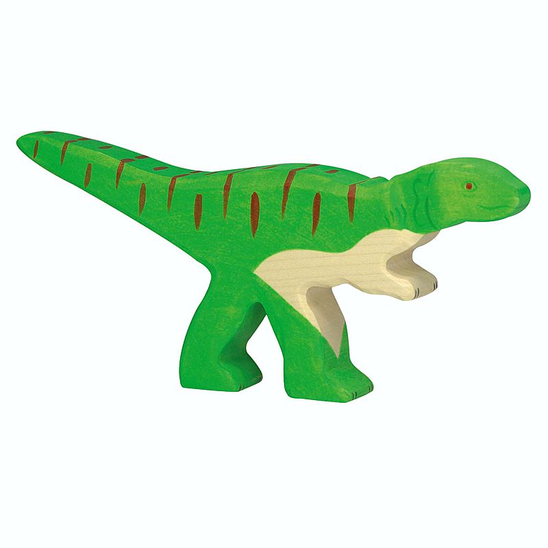 Holztiger Spielfigur Dinosaurier Allosaurus