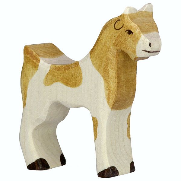 Holztiger Spielfigur Ziege