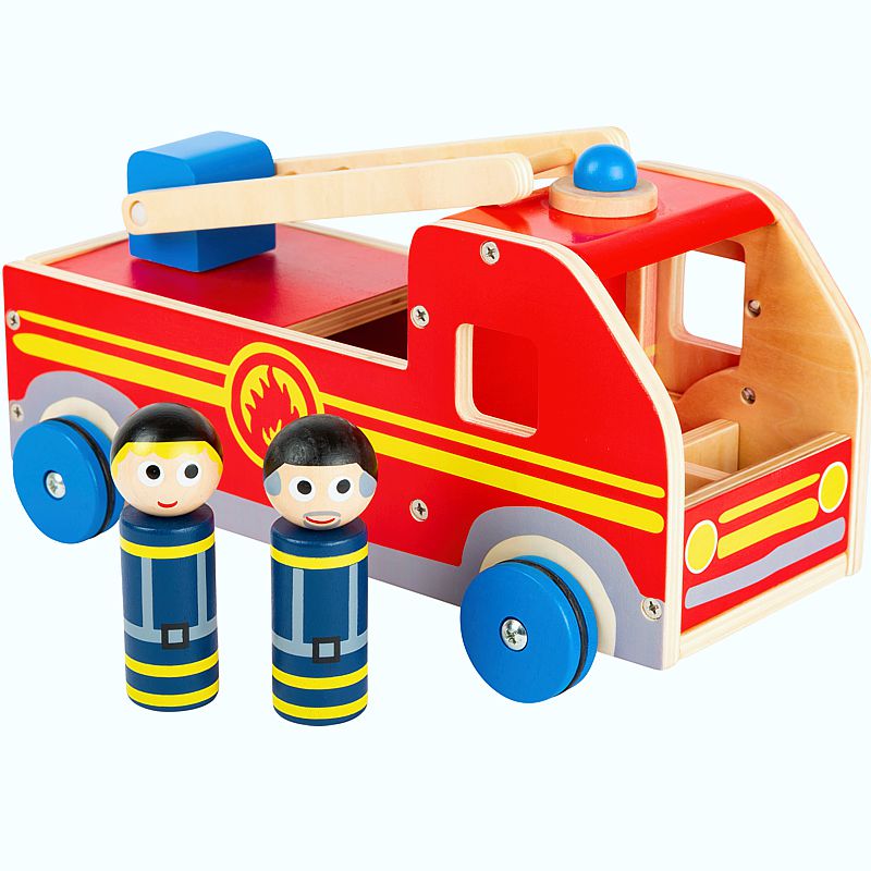 Spielauto Feuerwehr XL, Holzspielzeug