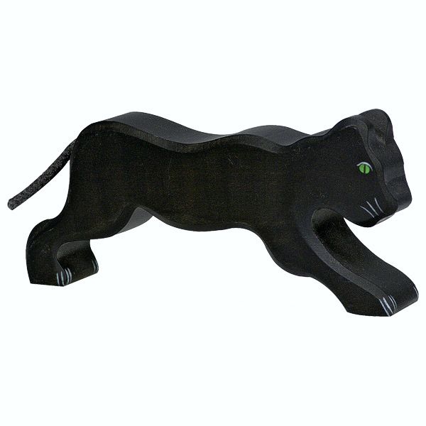 Holztiger Spielfigur Panther