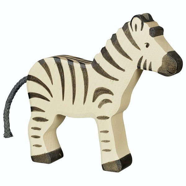 Holztiger Spielfigur, Zebra