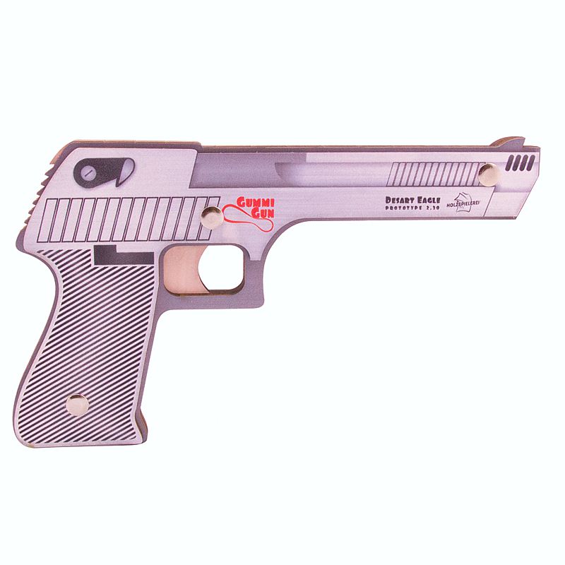 Holzbausatz Pistole Gummi Gun "Desart Eagle"