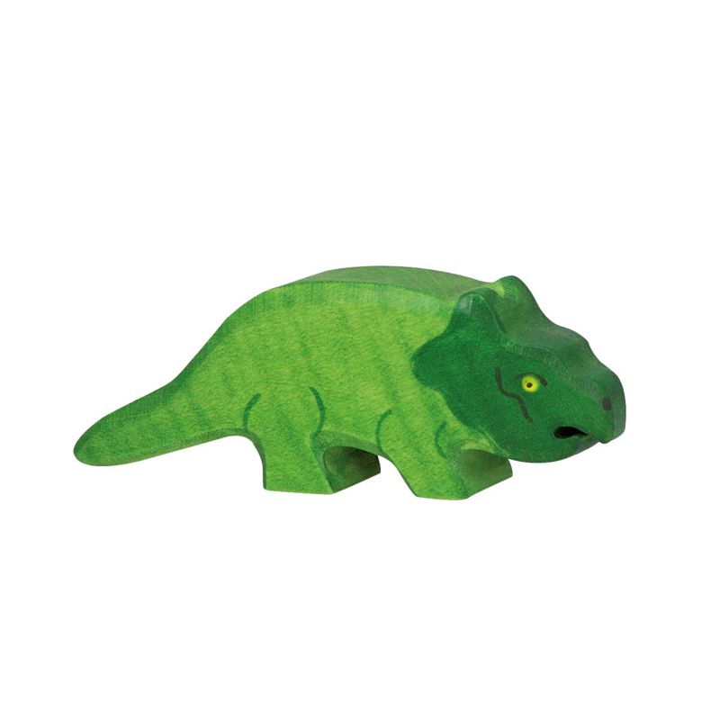 Holztiger Spielfigur Dinosaurier Protoceratops