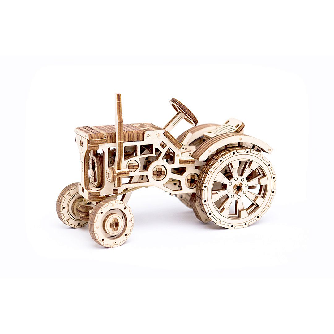 Wooden City: mechanischer Holzbausatz Tractor