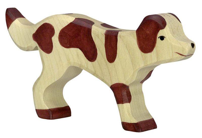 Holztiger Spielfigur Hofhund